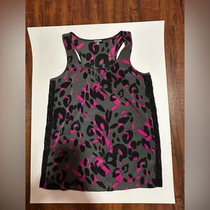 Charlotte Russe Black and Gray Sleeveless Tank Top